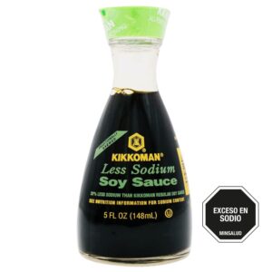 Salsa de soya Japonesa de la marca Kikkoman en presentación de 148 ml